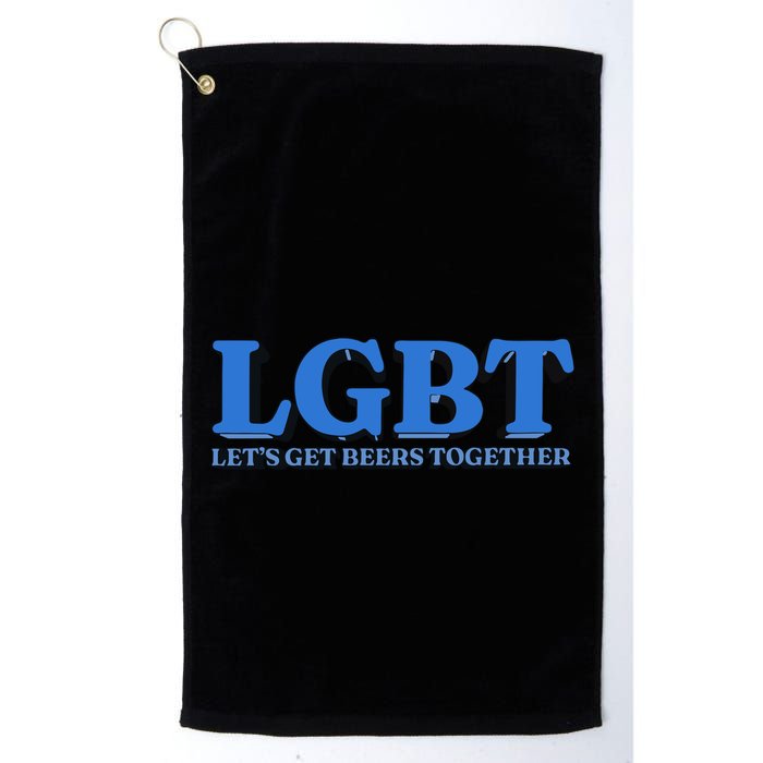 Shithead Steve Lgbt LetS Get Beers Together Golf Towel