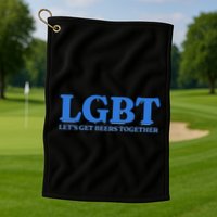 Shithead Steve Lgbt LetS Get Beers Together Golf Towel