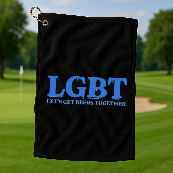 Shithead Steve Lgbt LetS Get Beers Together Golf Towel