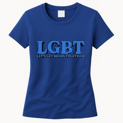 Shithead Steve Lgbt LetS Get Beers Together Womens T-Shirt
