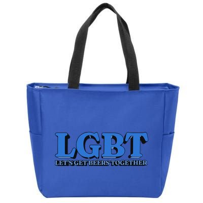Shithead Steve Lgbt LetS Get Beers Together Zip Tote Bag