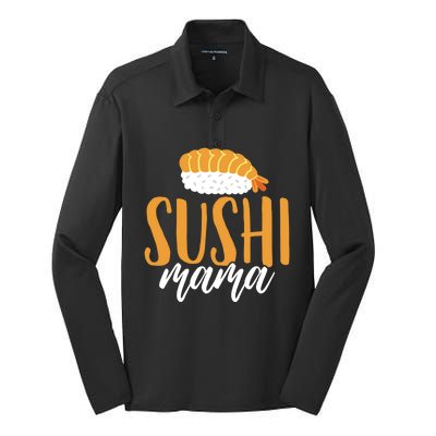 Sushi Sushi Lover Gift Silk Touch Performance Long Sleeve Polo