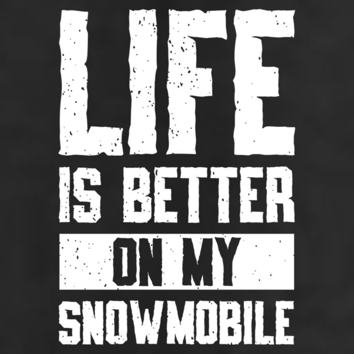 Sled Sports Life Is Better On My Snowmobile Cute Gift Adult Drive Performance Visor