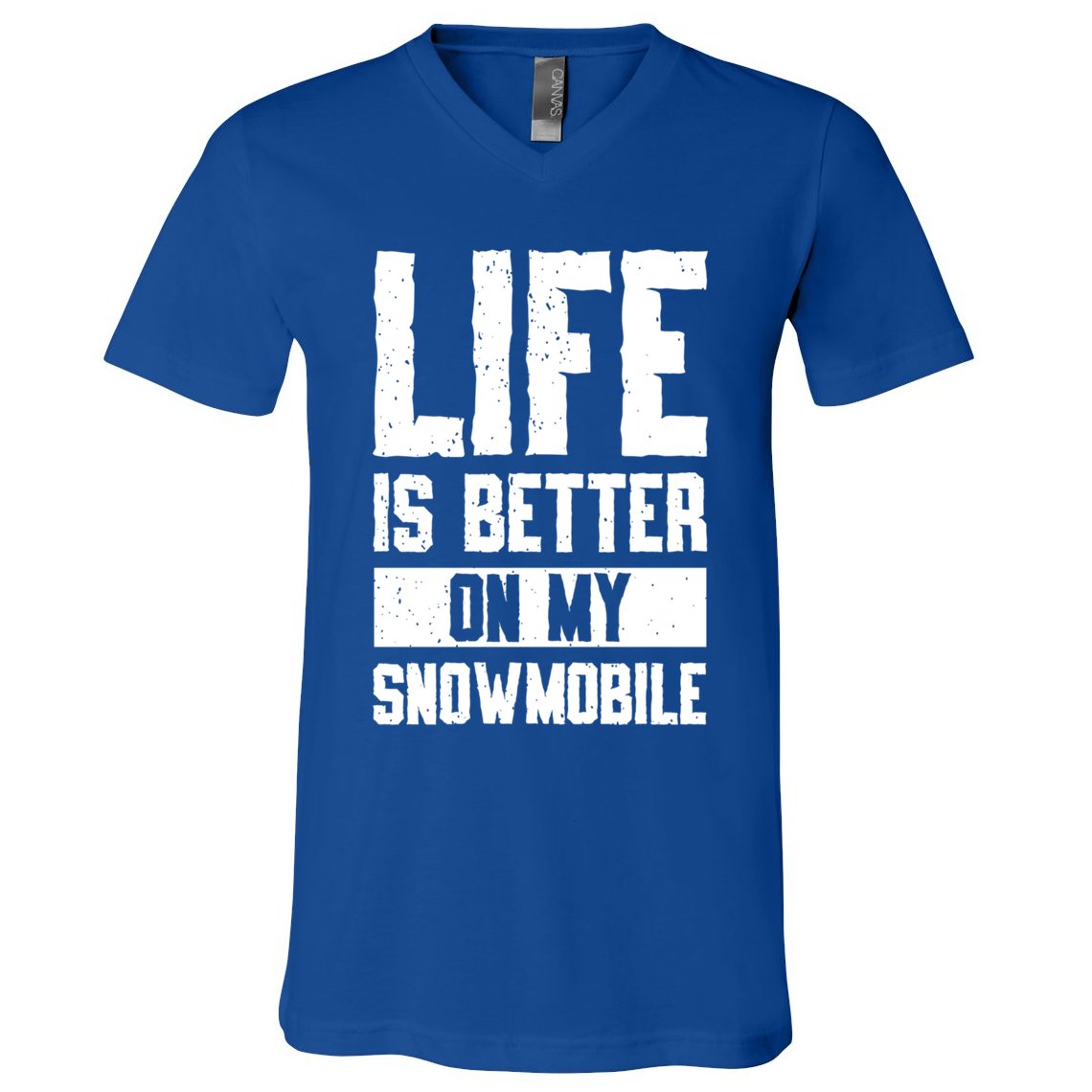 Sled Sports Life Is Better On My Snowmobile Cute Gift V-Neck T-Shirt