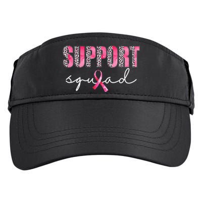 Support Squad Leopard Pink Warrior Breast Cancer Awareness Adult Drive Performance Visor