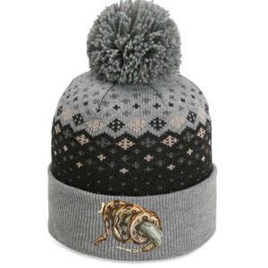 Snake Snake Lover  Men Snake The Baniff Cuffed Pom Beanie