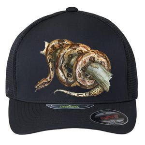 Snake Snake Lover  Men Snake Flexfit Unipanel Trucker Cap