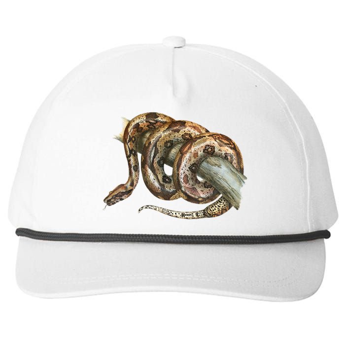 Snake Snake Lover  Men Snake Snapback Five-Panel Rope Hat