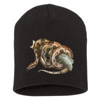 Snake Snake Lover  Men Snake Short Acrylic Beanie