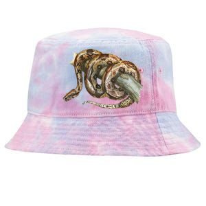 Snake Snake Lover  Men Snake Tie-Dyed Bucket Hat