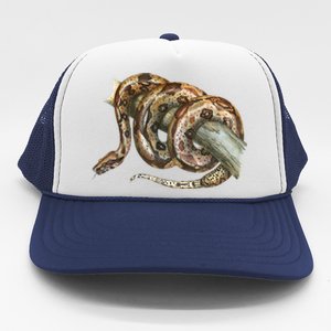 Snake Snake Lover  Men Snake Trucker Hat