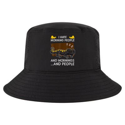 Salamander Sleeping Lizard Amphibian Reptile Zoologist Cool Comfort Performance Bucket Hat