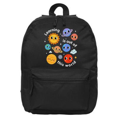 Solar System Learning Is Out Of This World Science Teacher 16 in Basic Backpack