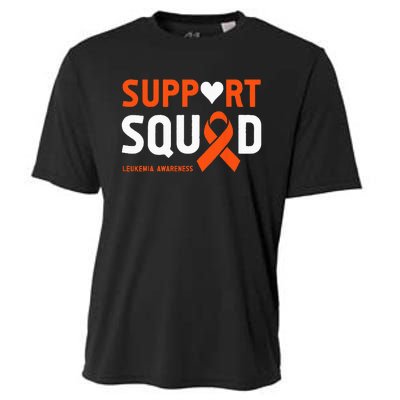 Support Squad Leukemia Awareness (1) Cooling Performance Crew T-Shirt