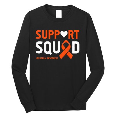 Support Squad Leukemia Awareness (1) Long Sleeve Shirt