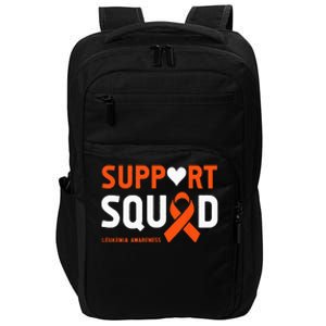 Support Squad Leukemia Awareness (1) Impact Tech Backpack