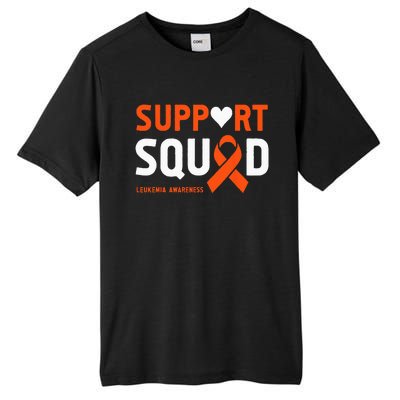 Support Squad Leukemia Awareness (1) Tall Fusion ChromaSoft Performance T-Shirt