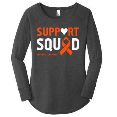 Support Squad Leukemia Awareness (1) Women's Perfect Tri Tunic Long Sleeve Shirt