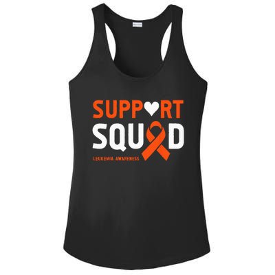 Support Squad Leukemia Awareness (1) Ladies PosiCharge Competitor Racerback Tank