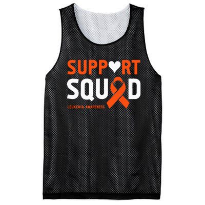 Support Squad Leukemia Awareness (1) Mesh Reversible Basketball Jersey Tank