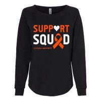 Support Squad Leukemia Awareness (1) Womens California Wash Sweatshirt