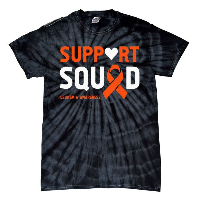 Support Squad Leukemia Awareness (1) Tie-Dye T-Shirt