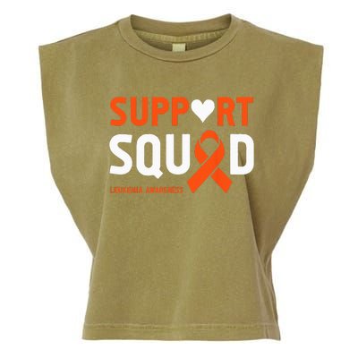 Support Squad Leukemia Awareness (1) Garment-Dyed Women's Muscle Tee