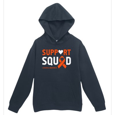 Support Squad Leukemia Awareness (1) Urban Pullover Hoodie