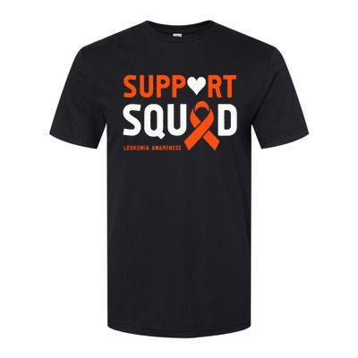 Support Squad Leukemia Awareness (1) Softstyle CVC T-Shirt