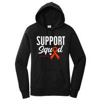 Support Squad Leukemia Awareness Women's Pullover Hoodie