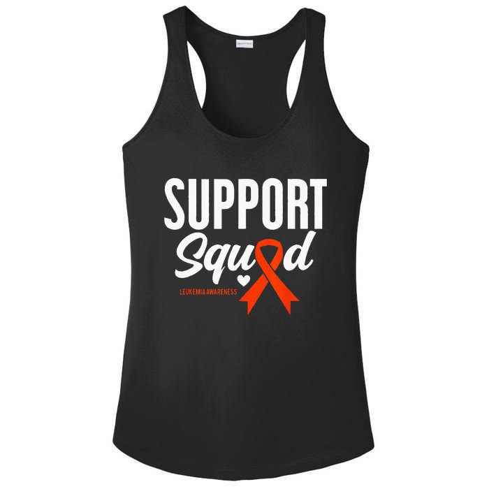 Support Squad Leukemia Awareness Ladies PosiCharge Competitor Racerback Tank