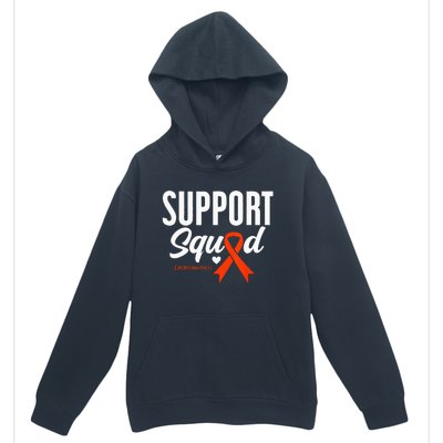 Support Squad Leukemia Awareness Urban Pullover Hoodie