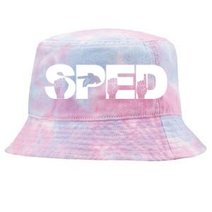 Sped Sign Language Gift Special Education Teacher Great Gift Tie-Dyed Bucket Hat