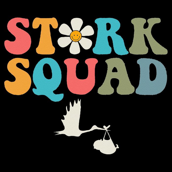 Stork Squad Labor & Delivery Nurse L&D Mother Baby Sweatshirt