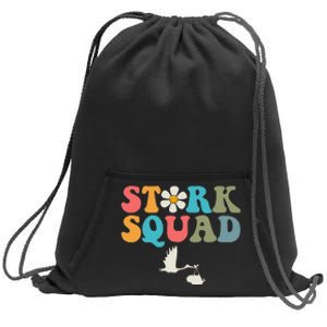 Stork Squad Labor & Delivery Nurse L&D Mother Baby Sweatshirt Cinch Pack Bag