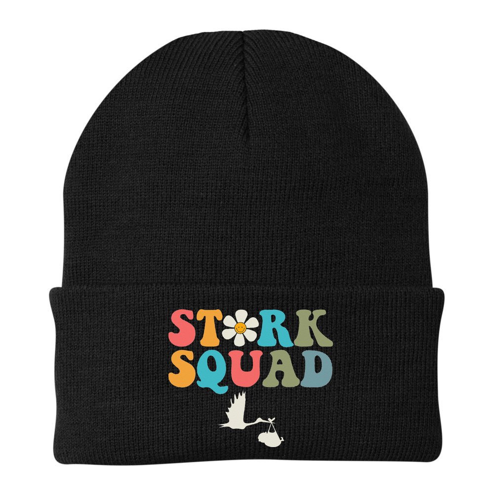 Stork Squad Labor & Delivery Nurse L&D Mother Baby Beanie