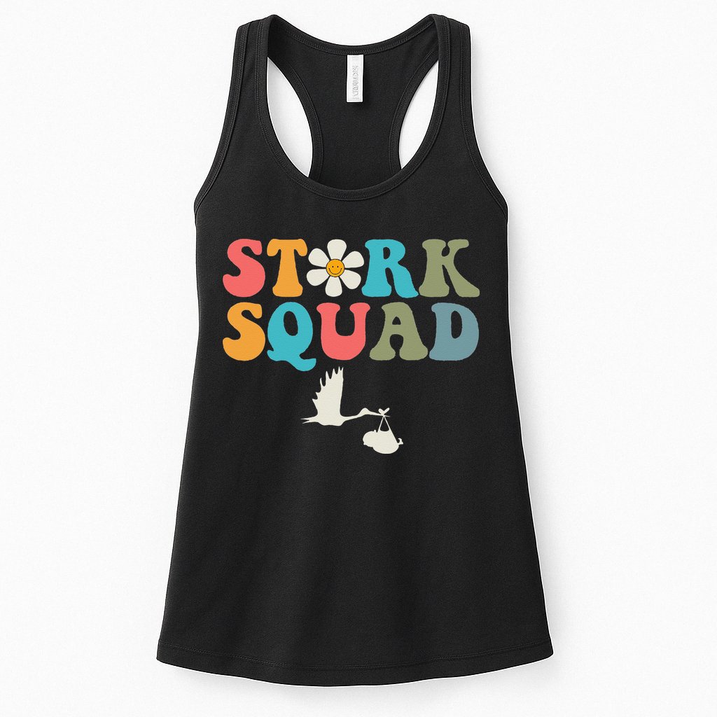 Stork Squad Labor & Delivery Nurse L&D Mother Baby Womens Tank Top