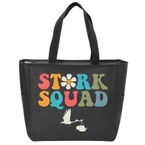 Stork Squad Labor & Delivery Nurse L&D Mother Baby Zip Tote Bag