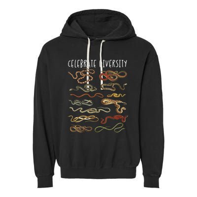 Snake Snake Lover Types Of Snakes Snakes Garment-Dyed Fleece Hoodie