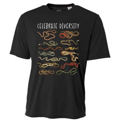 Snake Snake Lover Types Of Snakes Snakes Cooling Performance Crew T-Shirt