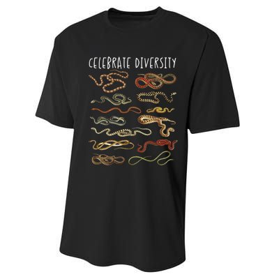 Snake Snake Lover Types Of Snakes Snakes Performance Sprint T-Shirt