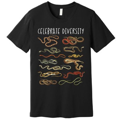 Snake Snake Lover Types Of Snakes Snakes Premium T-Shirt