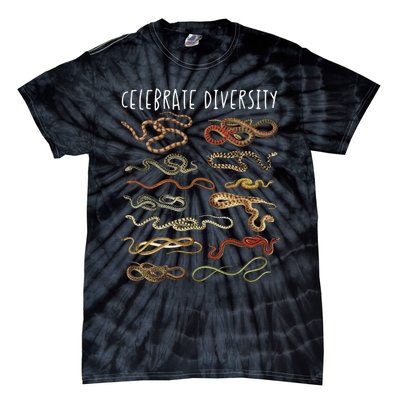 Snake Snake Lover Types Of Snakes Snakes Tie-Dye T-Shirt