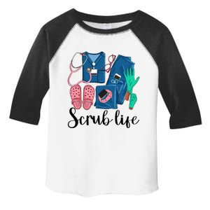 Stylish Scrub Life Design Nurse Life For Healthcare Workers Toddler Fine Jersey T-Shirt