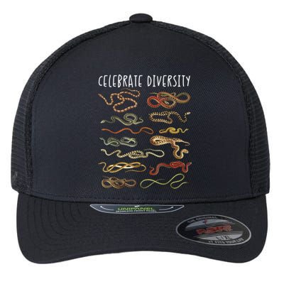 Snake  Snake Lover Types Of Snakes Snakes Flexfit Unipanel Trucker Cap