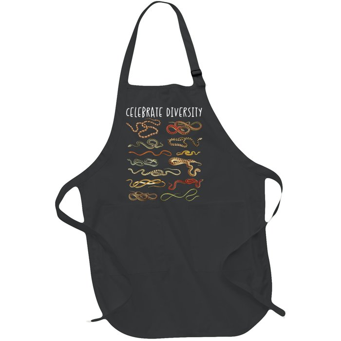 Snake  Snake Lover Types Of Snakes Snakes Full-Length Apron With Pockets