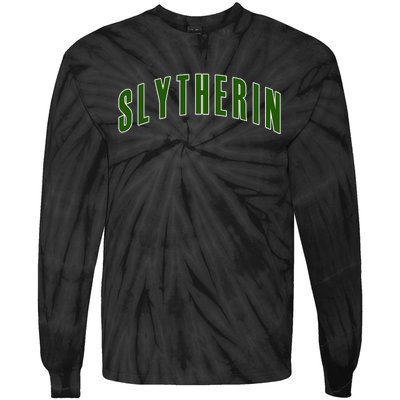 Slytherin Tie-Dye Long Sleeve Shirt