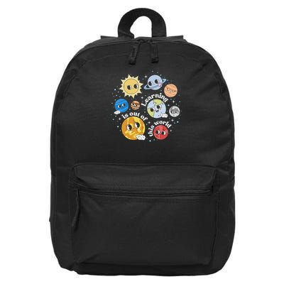 Solar System Learning Is Out Of This World Science Teacher 16 in Basic Backpack