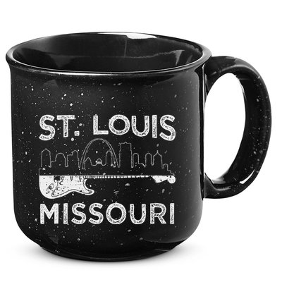 Souvenir St Louis Guitar Music Missouri St. Louis 15oz Campfire Ceramic Mug