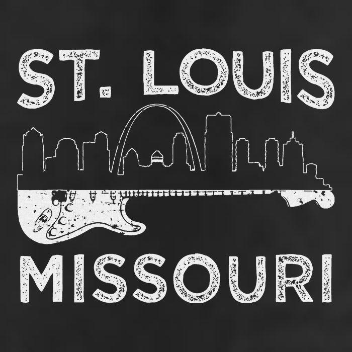 Souvenir St Louis Guitar Music Missouri St. Louis Beanie